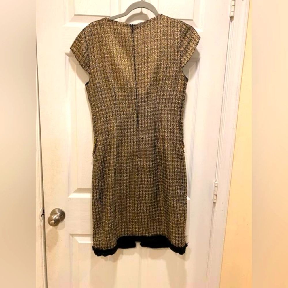Serena Kay Paris Wool Alpaca Tweed Dress, Sz 8. - Picture 3 of 3